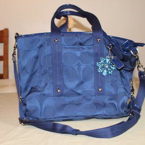 Blue Coach Bag